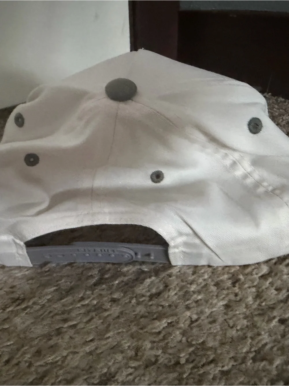 Cambridge Argentina Soccer Two-Tone White and Gray Baseball Cap